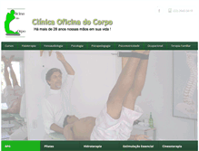 Tablet Screenshot of clinicaoficinadocorpo.com.br